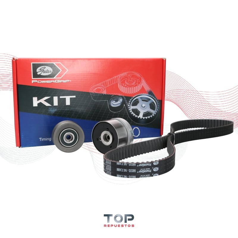 Kit Distribución Chevrolet Sonic 1.6 Cruze/Tracker 1.8 Gates 3Pzs.